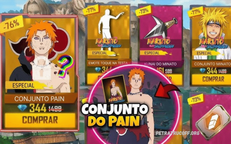 Como Conseguir Conjunto - Minato na Nova Loja Misteriosa