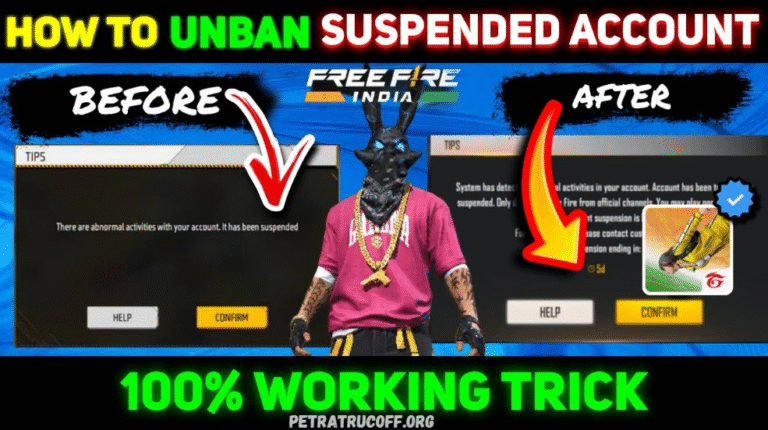 How to Recover a Suspended Free Fire Account