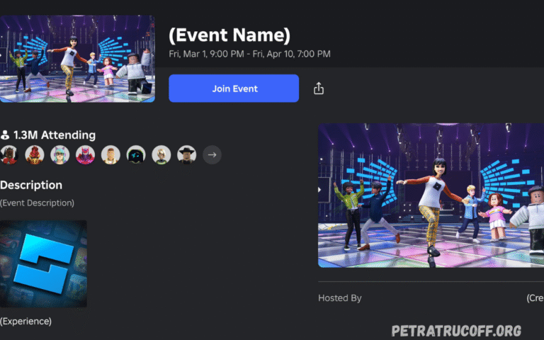 Roblox Event Updates