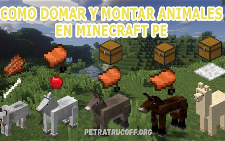 Cómo domar animales en Minecraft