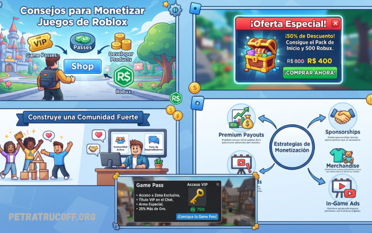 Consejos para Monetizar Juegos de Roblox