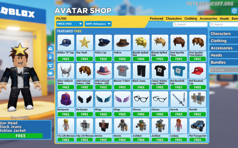 Roblox Free Avatar Items