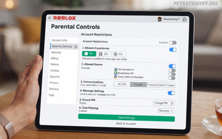 Roblox Parental Controls