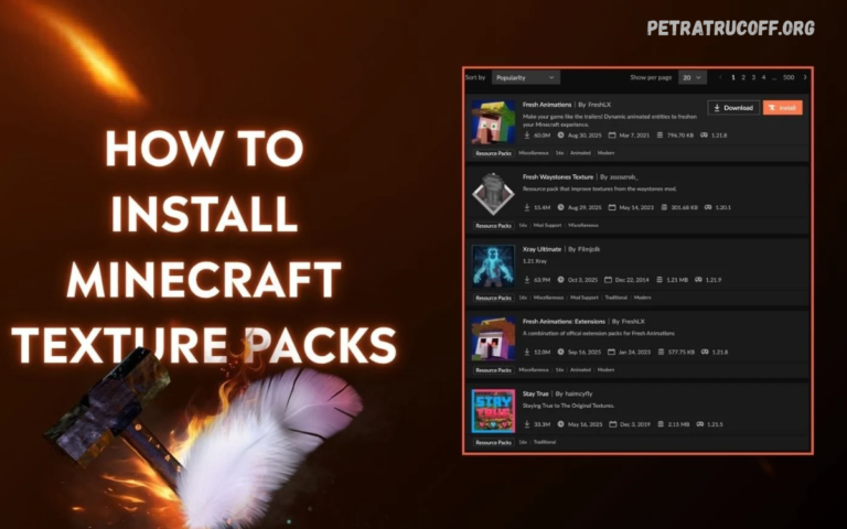 Minecraft Texture Pack InstallationMinecraft Texture Pack Installation